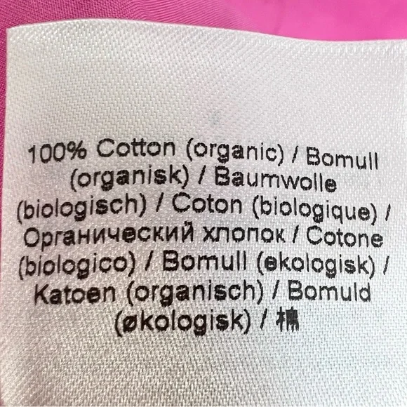 NWT GANNI COLOUR BLOCK Organic COTTON POPLIN SMOCKED MINI DRESS IN PHLOX PINK 38 - Picture 17 of 17